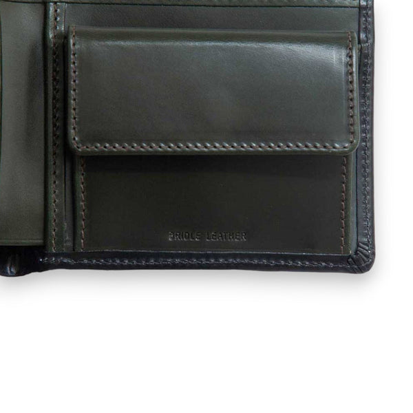 Conroy Business Italian Bridle Leather Card & Coin Wallet